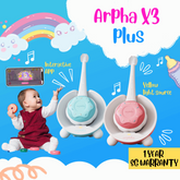 Arpha X3 Plus Baby & Kids Anti-Cavity Soft Bristle Smart Electric Toothbrush Rechargeable Battery | 0.8 to 8 Years Old